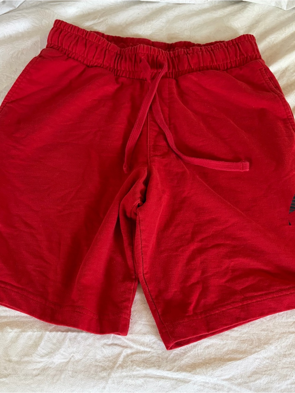 Michael Kors Shorts MK Graphic Logo Cotton Soft Polyester Blend Gym Drawstring
